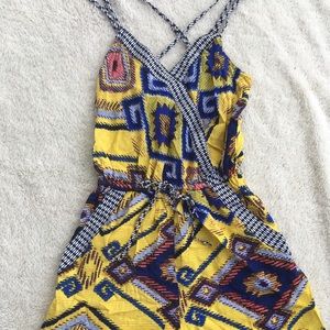 Tribal Printed Romper
